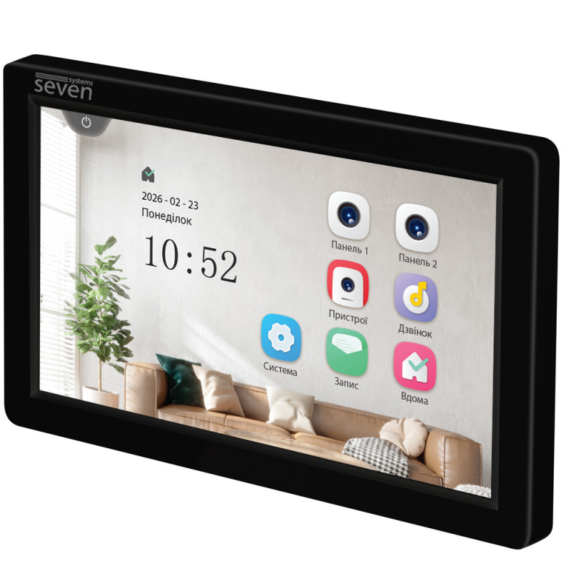 Відеодомофон SEVEN Systems DP-7570 FHD IPS black