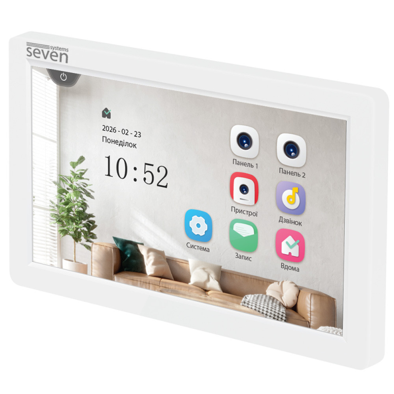 Відеодомофон SEVEN Systems DP-7570 FHD IPS white