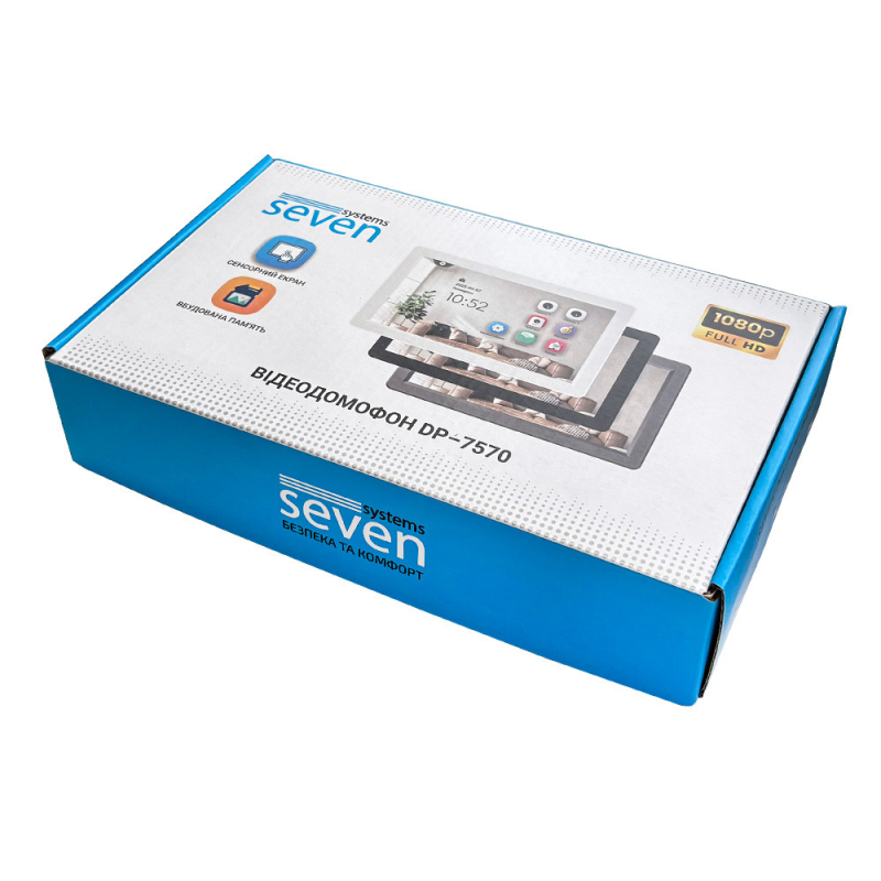 Відеодомофон SEVEN Systems DP-7570 FHD IPS white