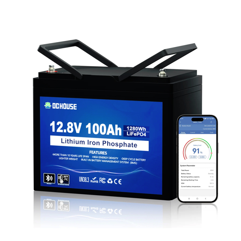 Акумулятор DC HOUSE LiFePO4 12.8V 100Ah Bluetooth