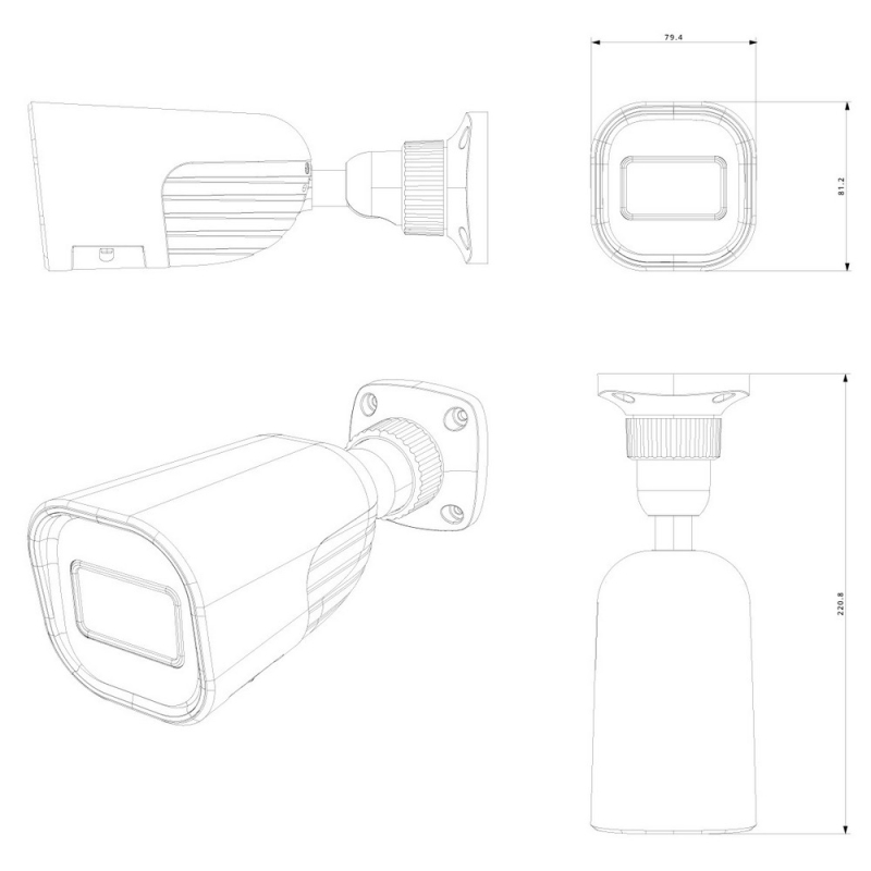 IP відеокамера Provision-ISR I4-340IPEN-36-V5 (3.6 мм) 4 Мп