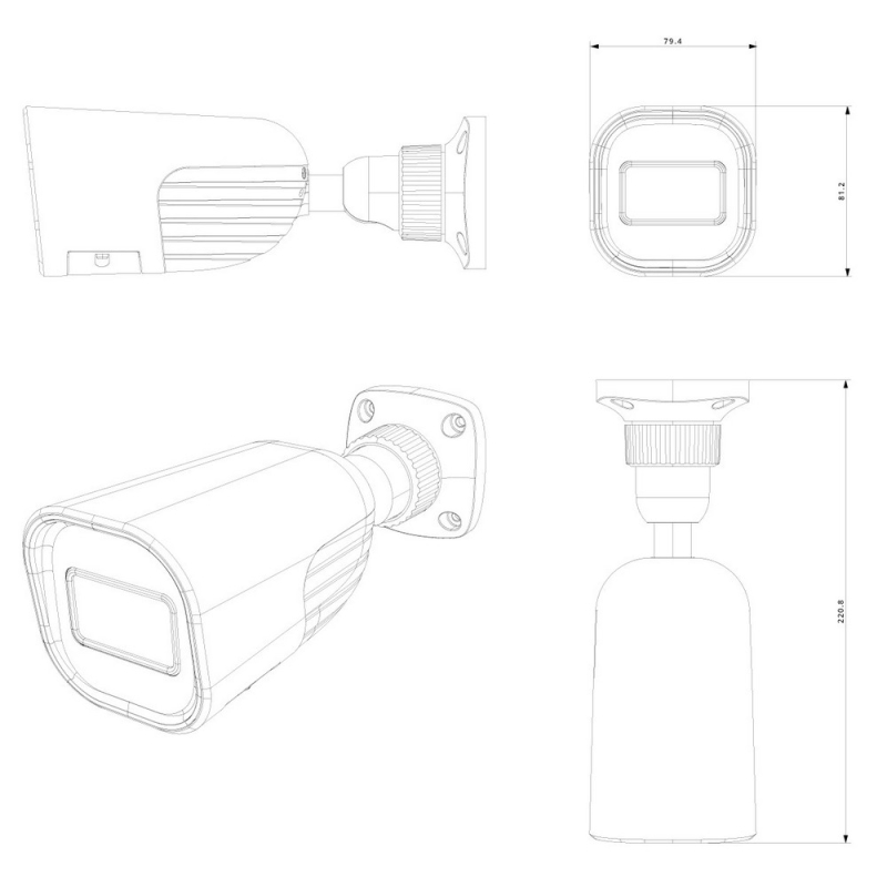 IP відеокамера Provision-ISR BMH-340SRN-MVF (2.8-12 мм) 4 Мп