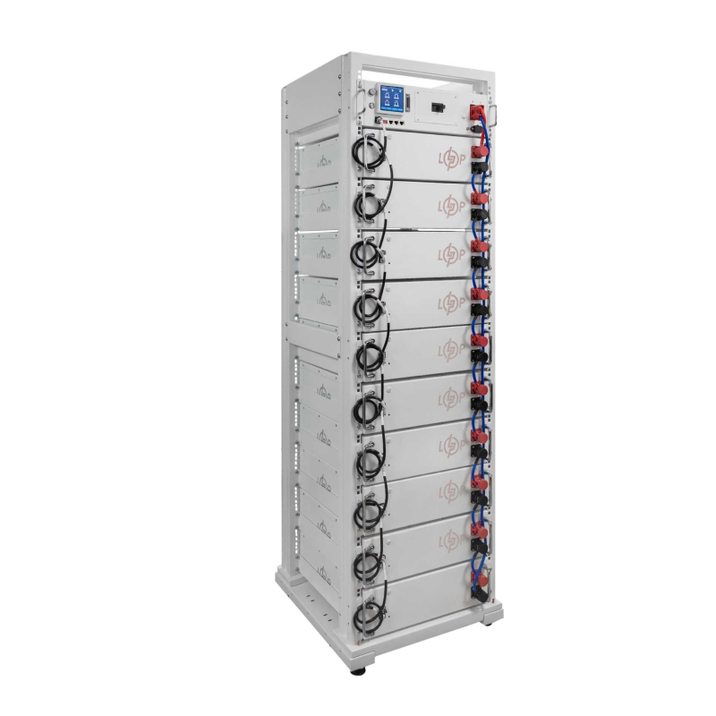 Акумулятор LogicPower LiFePO4 Battery HVM 512V 100Ah (51200 Wh) BMS 125А AB Lrack white