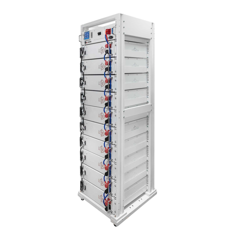Акумулятор LogicPower LiFePO4 Battery HVM 512V 100Ah (51200 Wh) BMS 125А AB Lrack white