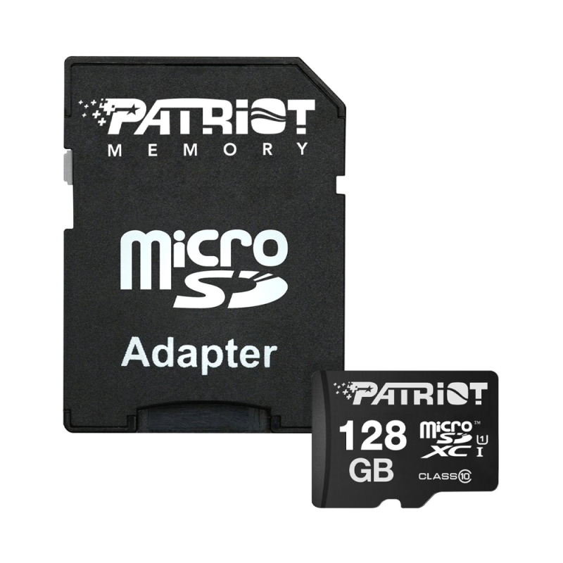 Карта памяті Patriot MicroSDXC 128GB UHS-I Class 10 LX + SD-adapter (PSF128GMCSDXC10)