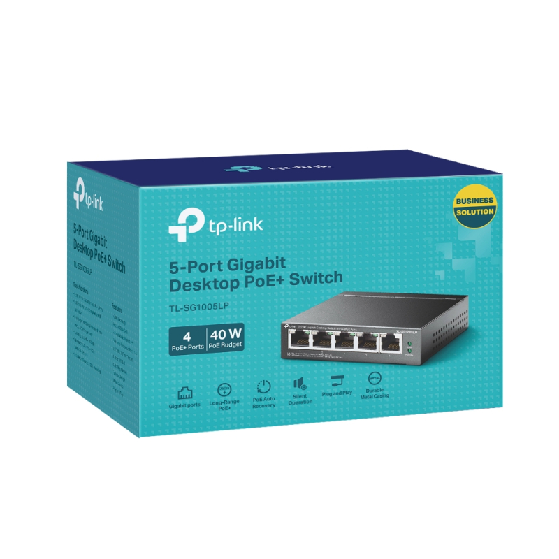 POE комутатор TP-Link TL-SG1005LP