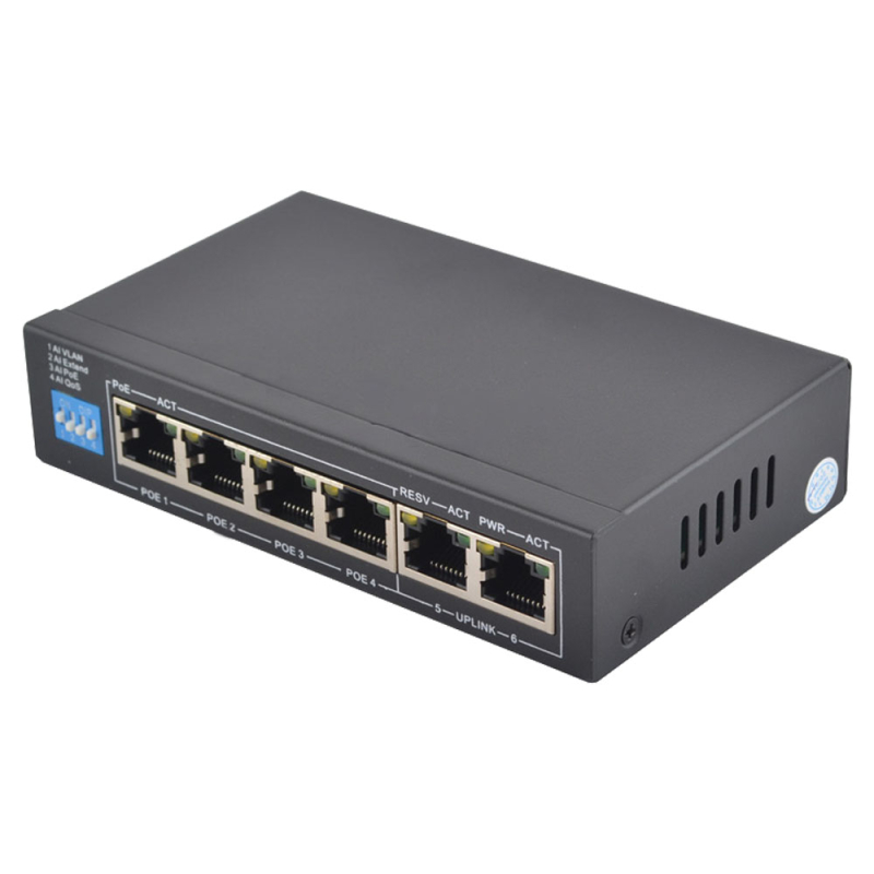 POE комутатор FoxGate S6004-E2-AI