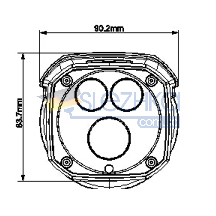 HD-CVI відеокамера Dahua DH-HAC-HFW1200DP (3.6mm)