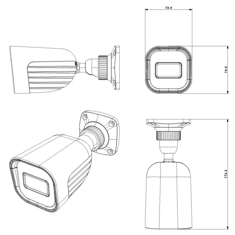 IP відеокамера Provision-ISR BSV-340SR3N-36 (3.6 мм)