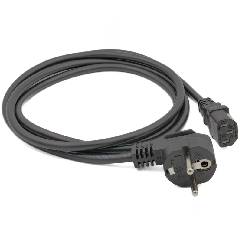 Кабель живлення Magnetik (С13-CEE 7/7), 0.75 мм², 1.0м (CMS-PC6065-0.75-1m)