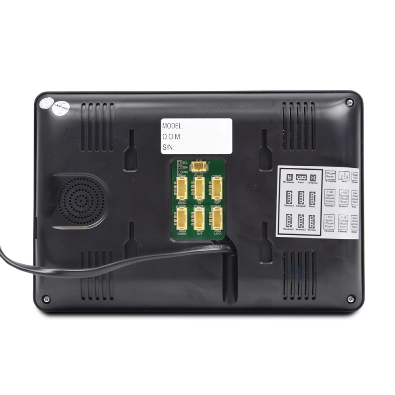 Комплект домофону BCOM BD-780 Black Kit: відеодомофон 7
