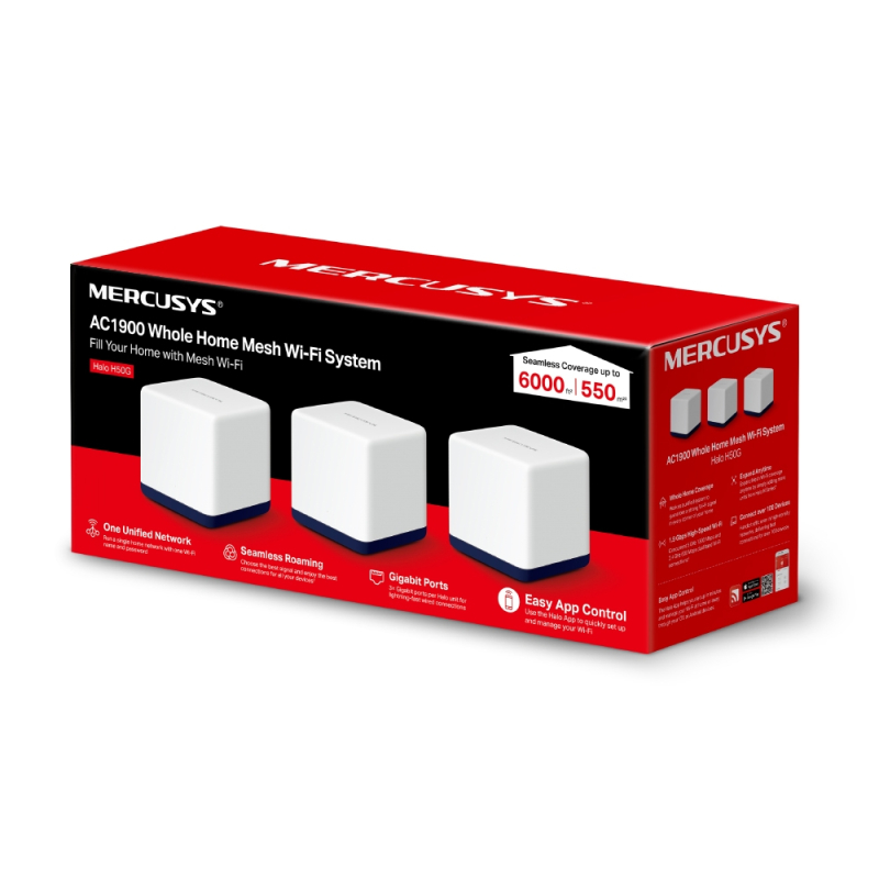 WI-FI система Mercusys  Halo H50G (Halo H50G(3-pack))