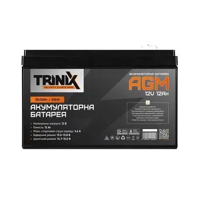 Акумуляторна батарея Trinix 12V12Ah/20Hr AGM (44-00033)