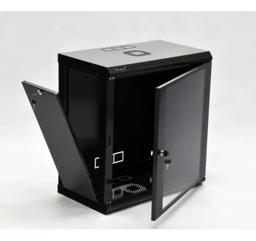 Шафа CMS 12U, 600x350x640мм (Ш*Г*В), економ, акрилове скло, чорна