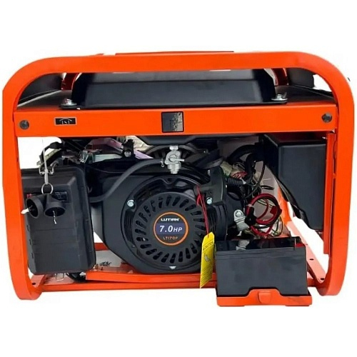 Інверторний бензиновий генератор LUTIAN LT4500I, 4,5KVA (3.5kW), однофазный, мотор LT170-F1 4-тактний, 1-циліндровий OHV, 220V, 50Hz, обьем 15л, ручной старт, 580x570x450 мм, 45кг