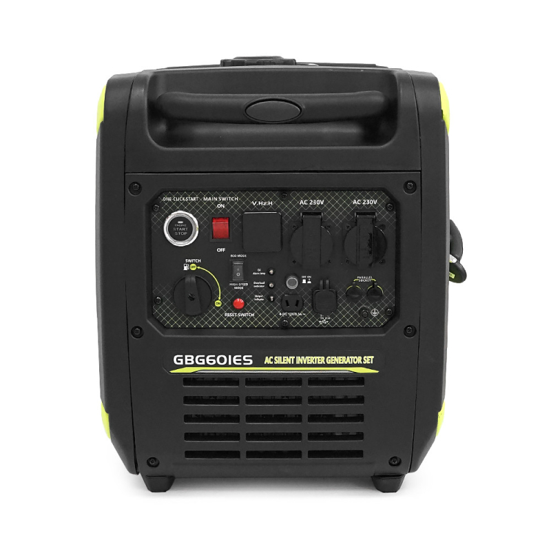Інверторний бензиновий генератор GEN POWER GBG 60IES 4.8kW (6kVA), однофазний, 230V, 50Hz, DC12V. об'єм 15.0л. витрата 0,374Lt / kWt.стартер, АКБ у комплект не входить, 465*445*505mm. 30кг.