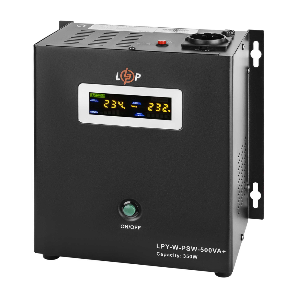 Джерело безперебійного живлення LogicPower LPY-W-PSW-500VA+