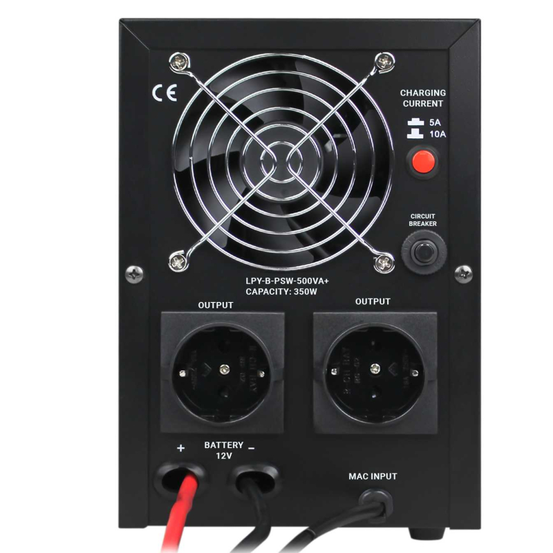 Джерело безперебійного живлення LogicPower UPS LPY-B-PSW-500VA+