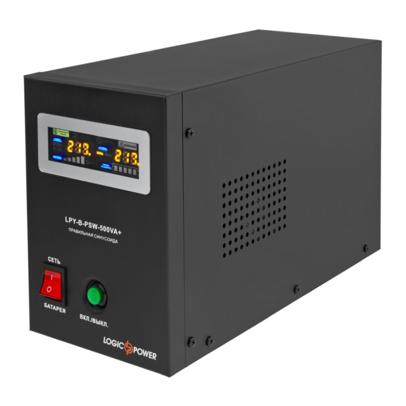 Джерело безперебійного живлення LogicPower UPS LPY-B-PSW-500VA+