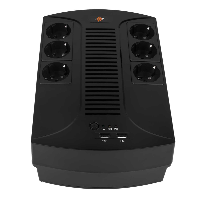 Джерело безперебійного живлення LogicPower UPS LP 650VA-6PS (455Вт)