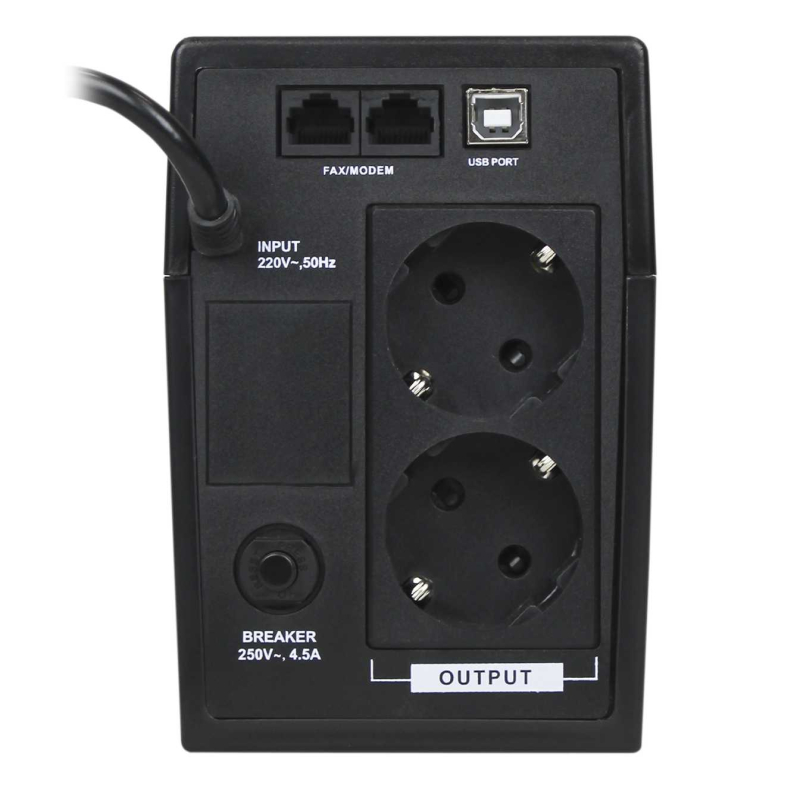 Джерело безперебійного живлення LogicPower UPS LP U650VA-P (390Вт)