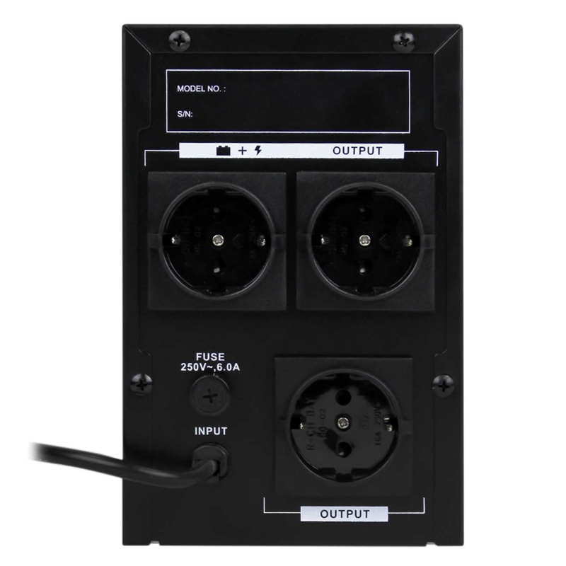 Джерело безперебійного живлення LogicPower UPS LPM-1250VA (875Вт)