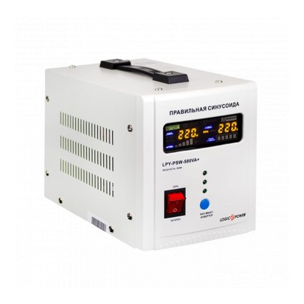 Джерело безперебійного живлення LogicPower UPS LPY-PSW-800VA+ (560Вт)