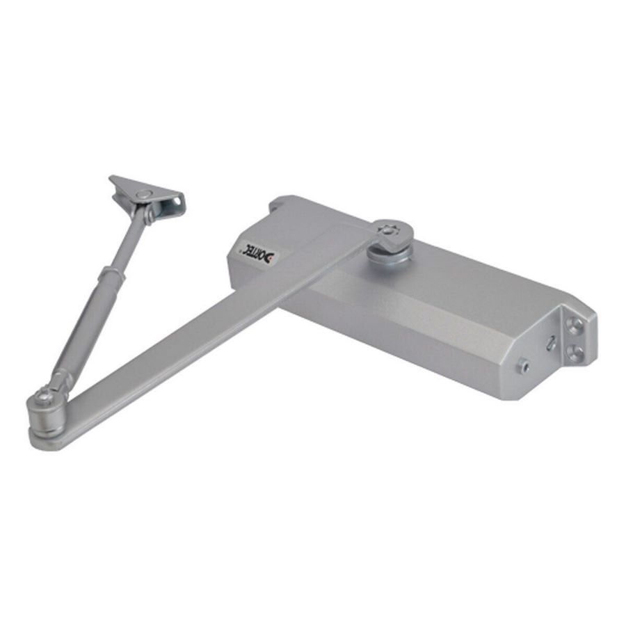Дотягувач дверей Dortec DT-536H silver фіксація в відкр. положенні