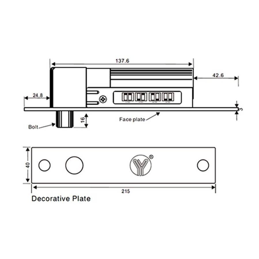 Замок Yli Electronic YB-100S