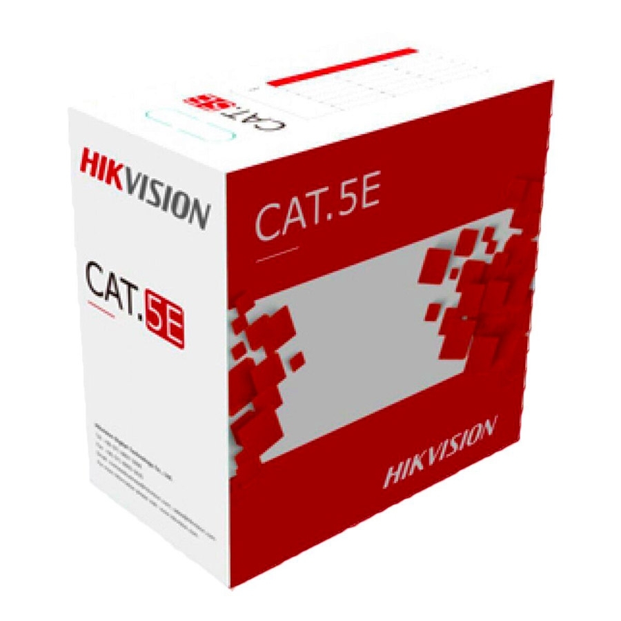 Кабель вита пара Hikvision DS-1LN5EO-UU/E 4х2х0,55мм зовнішній чорний