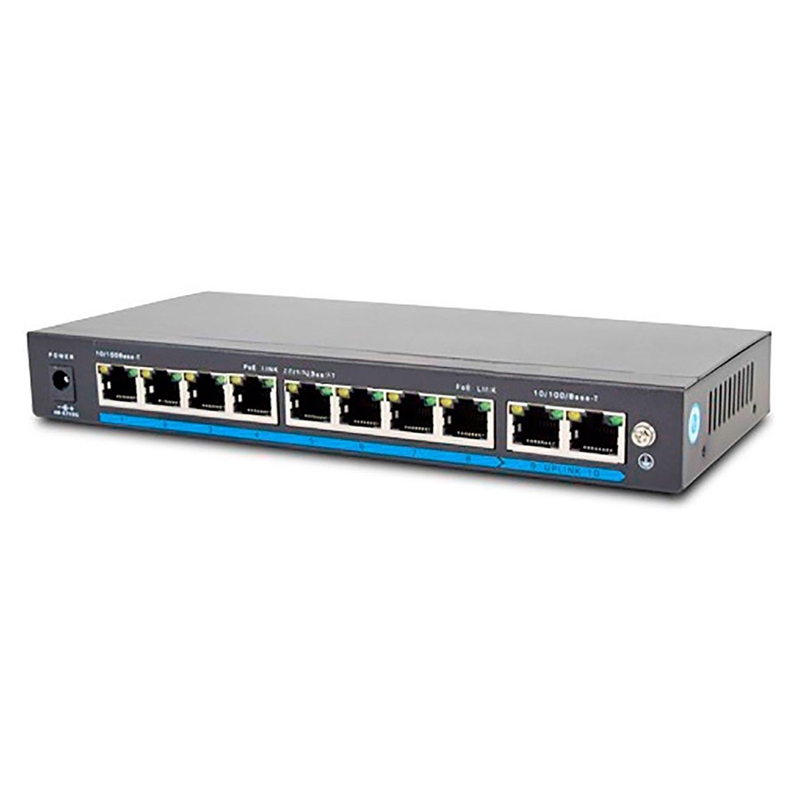 POE комутатор Atis PoE 1010-8P/250m