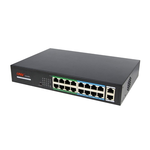 Комутатор ONV H1016PL 2xUplink 16 PoE