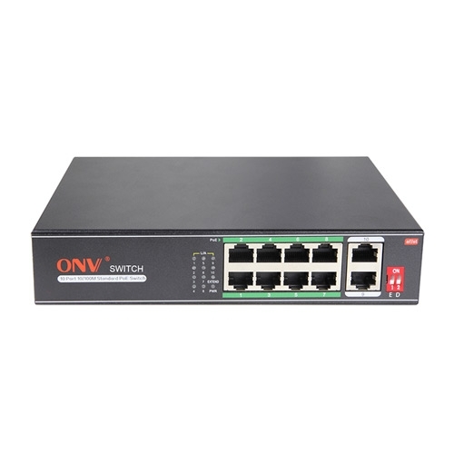 Комутатор ONV H1108PLD 2xUplink (WatchDog)