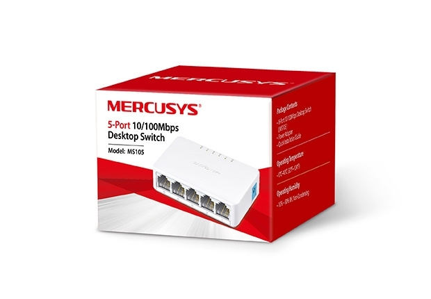 Некерований комутатор Mercusys  MS105 (5 портів)