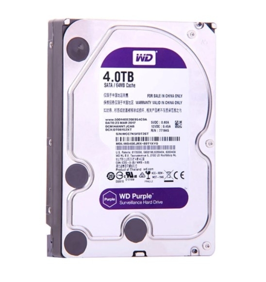 HDD накопичувач Western Digital 4000Gb WD40EJRX (Purple)