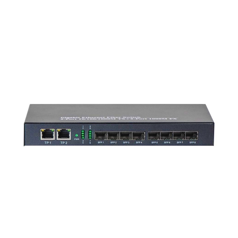 Медіаконвертер HongRui HR900WS-8G2GE