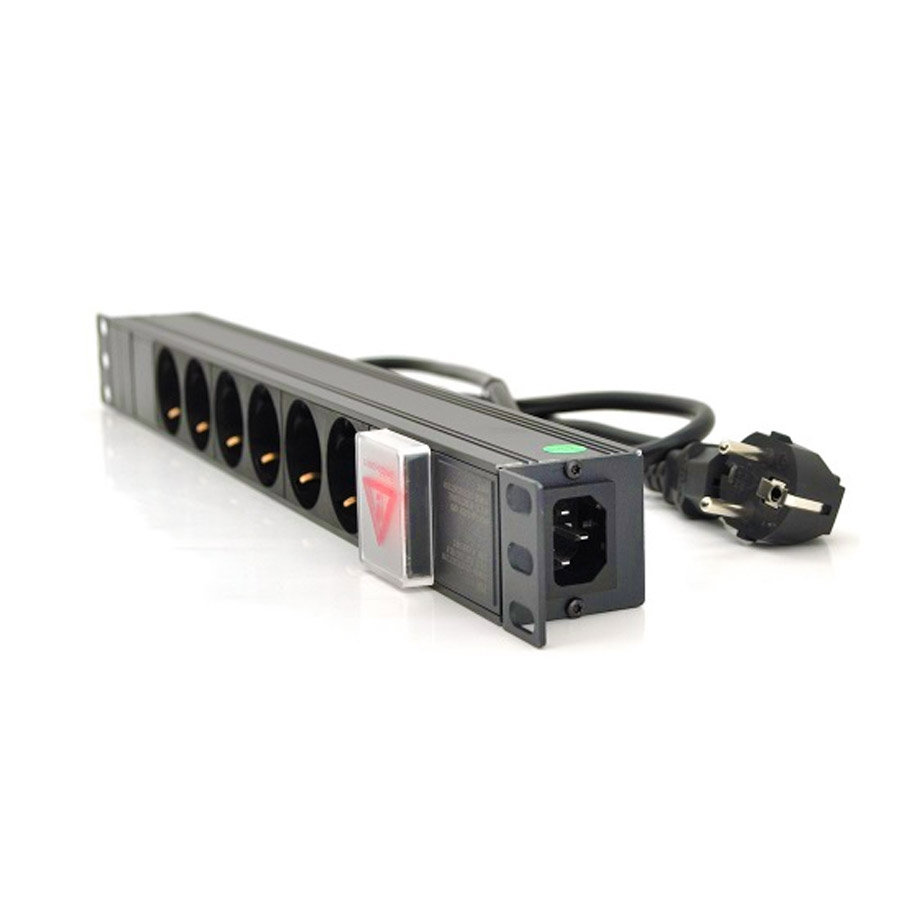 Мережевий фільтр EServer CSV WT-2261A-GER-8WAY (алюміній)
