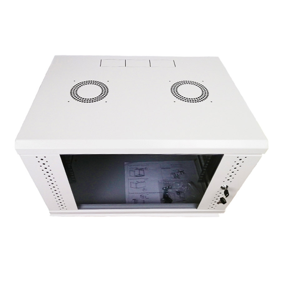Шафа E-server 9U 600x600x503 (скло)