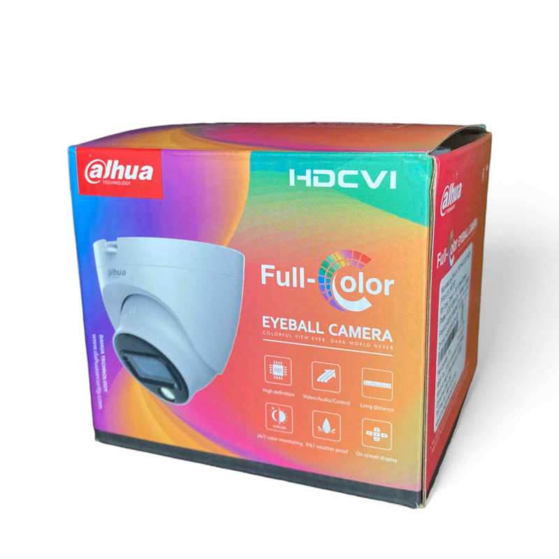 HD-CVI відеокамера Dahua DH-HAC-HDW1209TLQP-LED (3.6mm) Full-color Starlight