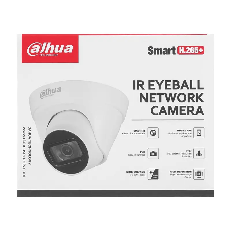 Ip відеокамера Dahua DH-IPC-HDW1230T1-S5 2.8mm