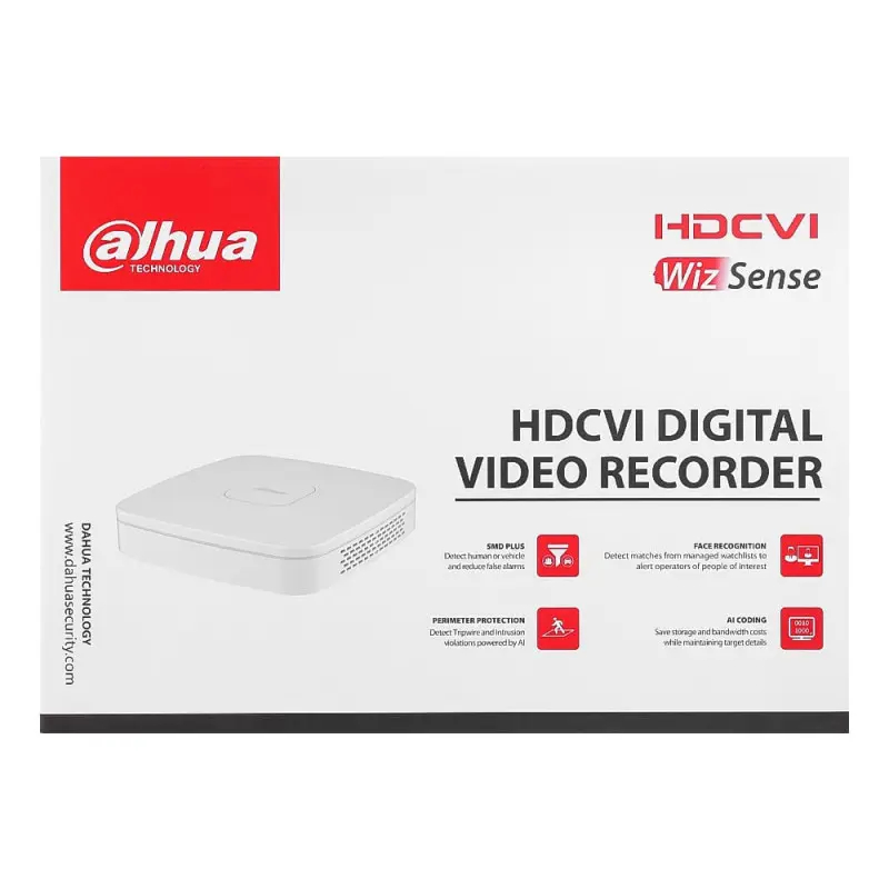 HD-CVI відеореєстратор Dahua DH-XVR5104C-4KL-I3